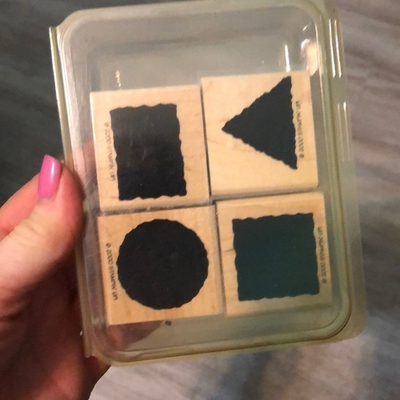 Stampin’ Up Two Stamp Sets Favorite Greetings & Shapes Birthday Anniversary - Picture 3 of 7